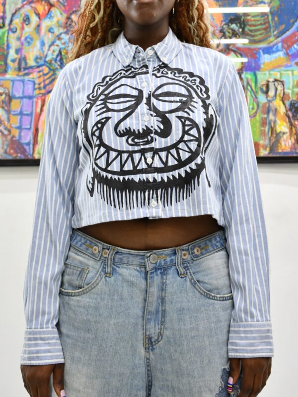 Handpainted crop shirt

Small